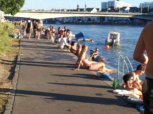 Summer at the Rhine