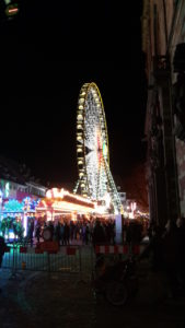 Ferris wheel at Munsterplatz in Basel during Herbstmesse